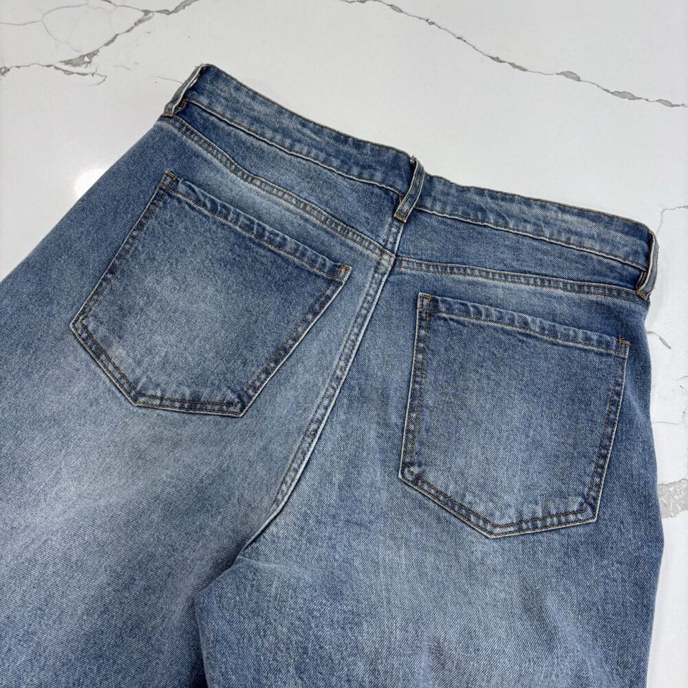DO By Dee Ocleppo Jeans Womens Size 8 High Rise Plaid Wide Leg Mixed Media - Picture 10 of 10